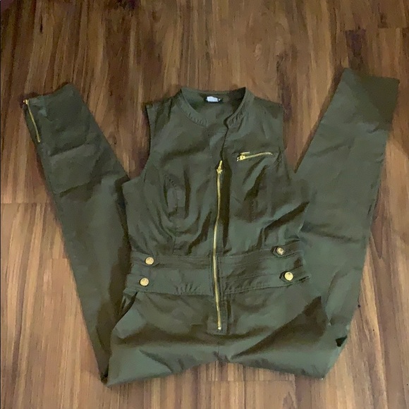 venus green jumpsuit
